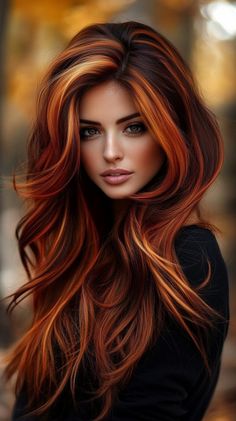 Fall hair colors dark Dark Intense Auburn Hair, Dark Hair With Auburn Money Piece, Ginger Flare Arctic Fox Hair, Red Bronze Hair, Copper Halo Hair, Orange Roots Black Hair, Copper Hair Makeup Ideas, Foxtail Hair Color, Brown Auburn Hair Color