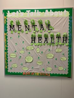 Mental Awareness Month Board, Mental Health Month Elementary School, Recovery Month Bulletin Boards, Mental Awarness Poster Ideas, Mental Health Month Bulletin Board Ideas, Mental Health Fair Booth Ideas, Mental Health Event Ideas, May Mental Awareness Month