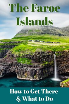 Famous waterfall in the Faroe Islands Faroe Islands Travel, Faroe Islands Denmark, Northern Lights Viewing, Toronto Street, Travel Van, Air France, Activities To Do, Boat Tours, Faroe Islands