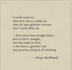 a quote from george m donald about god