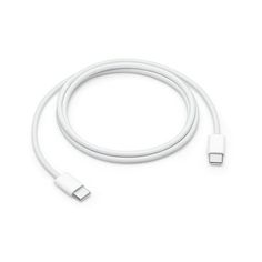 the white usb cable is plugged into an external charger for charging and syncing devices