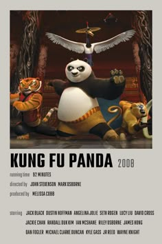 the movie poster for kong fu panda