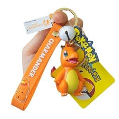 Guaranteed Customer Service & Trusted Seller Message Us With Any Questions - We Respond Right Away Please Check All Our Listings For Bundle Deals Same Day Shipping Officially Licensed Pokmon Bell Lanyard 2 In 1 Keychain Keychain With Stainless-Steel Ring And Grommet! Charmander Edition! Many Designs Available, Please Check All My Listings! Each Design Is High Quality And Smooth To The Touch! Brand New & Sealed In A Polybag! The Keychain Measurements Are In Listing Photos! The Item Contains All P Pikachu Keychain, Pokemon Accessories, Bubble Wrap Packaging, Key Card Holder, Stainless Steel Rings, Steel Ring, New Shop, Lanyard, Action Figure