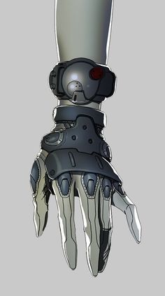 Sci Fi Gloves Concept Art, Sci Fi Gauntlets Concept Art, Sci Fi Prosthetics, Gloves Concept Art, Sci Fi Gloves, Sci Fi Gadgets, Sci Fi Art Character Concept, Futuristic Gloves, Sci Fi Tech Concept