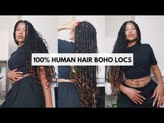 We've laid out the pros & cons for braiding with human hair, where to buy it, how to braid with it and how to take care of it. Enjoy! Bohemian Goddess Braids With Human Hair, Bohemian Locs With Human Hair, Human Hair For Braiding, Goddess Locs With Human Hair, Bohemian Locs Goddess, Bohemian Goddess Faux Locs, Bohemian Locs Tutorial, Boho Locs Tutorial, Goddess Locs Human Hair