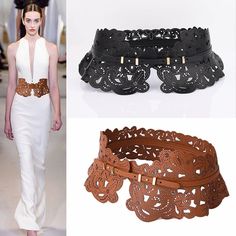 Enhance your outfit with a Wide Leather Corset Belt. This Stylish Women's Corset Belt offers a chic and sophisticated look, perfect for adding a touch of elegance. High Waisted Belt, Vest Leather Outfit, Wide Belt Outfit, Diy Corset Belt, White Corset Belt, Female Harness, Corset Belt Outfit, Diy Corset, Belt Outfit