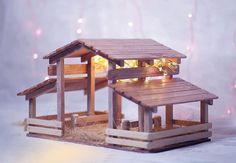 Christmas Decor Crib Crib Christmas Ideas, Christmas Kudil Model, Crib Decoration Ideas Christmas, Christmas Crib Ideas In Church, Christmas Crib Design, Nativity Stable Diy, Crib For Christmas, Belen Christmas Decor Diy, Crib Ideas Christmas Diy