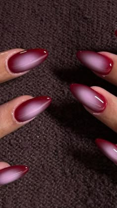 Chrome Nails Fall 2024, Cateye Fall Nails 2024, Fall Nails 2024 Burgundy, Nails 2024 Burgundy, Autumn Nails 2024 Burgundy, Classy Almond Nails, Aqua Nails, Maroon Nails, Airbrush Nails