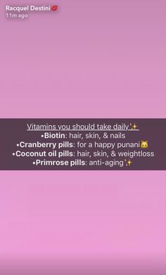 Baddie Vitamins, Hair Skin And Nails, Glow Skin, Body Hacks, Health And Beauty Tips, Skin Tips, Up Girl, Body Health, Hair Skin