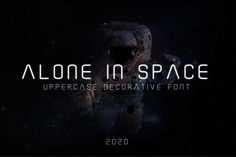 Alone in Space is a modern, minimal and clean font family with uppercase letters, numbers, and punctuation. Although it has... Clean Font, Space Font, Decorative Fonts, Clean Fonts, Font Ideas