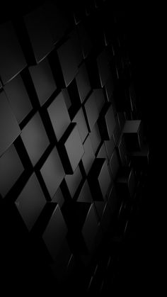 an abstract black and white background with cubes