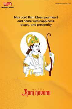 May Lord Ram bless you with immense wisdom and happiness and make your life full of glory. Window Magic wishes you a 𝐇𝐚𝐩𝐩𝐲 𝐑𝐚𝐦 𝐍𝐚𝐯𝐚𝐦𝐢. #RamNavmi #Ram #Indianfestival #Festival2022 #FestivalVibes #WindowMagic Happy Ramnavmi Images, Happy Ram Navami Poster, Happy Ramnavmi Wishes, Happy Ram Navmi Wishes, Ramnavmi Images, Ram Navmi Wishes, Happy Ram Navami Images, Ramnavmi Wishes, Happy Ramnavmi