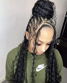 Mslynnhair Human Hair Lace Wig Wigs Bohemian Braids, Feed In Braids Hairstyles, Goddess Braids Hairstyles, Braids Styles, Box Braids Hairstyles For Black Women, Cute Braided Hairstyles, Hair Body Wave, Braided Cornrow Hairstyles, Braids Hairstyles Pictures