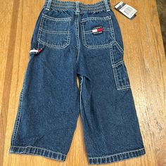 Tommy Hilfiger Denim Blue Jeans. Size 18-24 Months. Straight Leg,, Snap & Zip Front Fly. Elastic Back Waist. Snaps Along Inner Legs. Carpenter Jeans With Hammer Loop. New With Tags. Casual Medium Wash Jeans For Playtime, Tommy Hilfiger Blue Denim Bottoms, Casual Jeans With Pockets For Playtime, Spring Playtime Blue Jeans, Cotton Jeans With Pockets For Playtime, Toddler Boy Jeans, Vintage Tommy Hilfiger Jeans, Tommy Hilfiger Girl, Tommy Hilfiger Kids