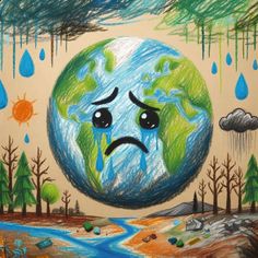 30+ Pollution Drawings: Land, Water, and Air Pollution Drawings Land Pollution Drawing, Air Pollution Drawing, Pollution Drawing, Solar System Projects For Kids, Earth Drawing, Drawing Themes, Save Environment