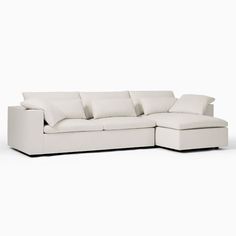 Harmony is our most comfortable sectional ever, thanks to its deep seat, plush cushions and go-anywhere lumbar and throw pillows. 1950s Furniture, Cheap Couch, Comfortable Sectional, Oversized Furniture, Storage Chaise, Stylish Curtains, Modern Sofa Sectional, Sleeper Sectional, Modern Sectional