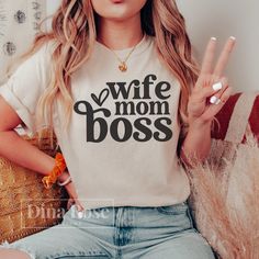 Svg Business, Wife Mom Boss Svg, Mom Hustle Shirt, Mind Your Own Motherhood Svg, Wife Svg, Wife Mom Boss, Mama Svg, Mom Boss, Mom Svg