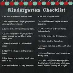 a blackboard with instructions on how to use the printable checklist for kids