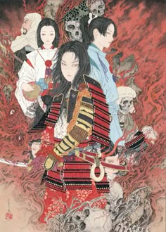 Japanese Artists Takato Yamamoto, Takato Yamamoto Art, Ukiyoe Design, Yamamoto Takato, Japanese Art Traditional, Japanese Traditional Art, Japanese Art Style, Anakin Vader