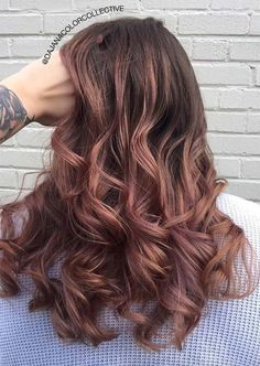 Brown Rose Hair, Brownish Red Hair Color, Hair Color Korean, Rose Brown Hair, Brownish Red Hair, Brown Hair Cuts, Hair Colors To Try, Brown Hair Trends, Brown Hair Color Shades