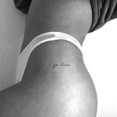 Live Tattoo, Hip Tattoos Women, Cute Tattoos For Women, Hip Tattoo