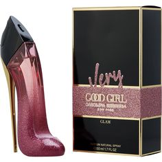 Very Good Girl Glam by Carolina Herrera for Women. Eau De Parfum Spray 1.7 oz | Perfumepur.com Ch Perfume For Women, Good Girl Perfume Collection, Very Good Girl Perfume, Ch Perfume, Good Girl Perfume, Carolina Herrera Perfume, Perfume Carolina Herrera, Very Good Girls, Fragrances Perfume Woman