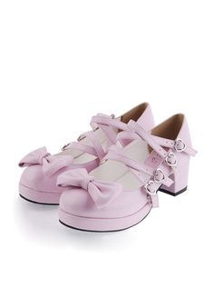 Buy Pink 1.8 Hello Kitty Merchandise, Dr Shoes, Classy Prom Dresses, Kawaii Fashion Outfits, Pu Heels, Bow Sneakers, Pink Shoes, Doll Shoes, Dream Shoes