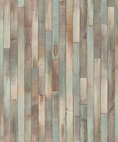 wood planks are painted in different colors and sizes, as well as the floor