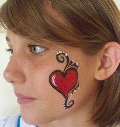 Face painting designs Kids Face Painting Easy, Painting Tattoos, Christmas Face Painting