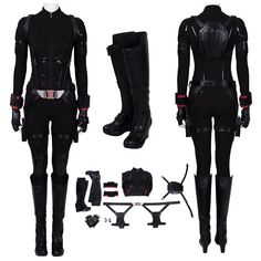 Black Widow Cosplay Costume. Full Costume, Shoes Not Included. Natasha Romanoff Costume, Widow Outfit, Black Widow Outfit, Widow Costume, Marvel Inspired Outfits, Black Widow Costume, Spy Outfit, Black Widow Cosplay, Spy Girl