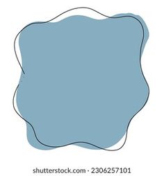 an empty blue square frame on a white background with space for your text or image