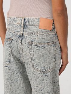 Jeans ACNE STUDIOS Woman color Blue Jeans For Woman, Acne Studios Jeans, Pants Woman, Italian Fashion Designers, Colored Denim, Italian Fashion, Woman Colour, Blue Jeans, Zip Pockets