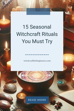 Explore 15 enchanting rituals to connect with the seasons through traditional witchcraft. From cozy winter solstice observances to vibrant Samhain festivities, each of these practices features unique ideas perfect for beginners and experienced witches alike. Bring nature's cycles into your life as you celebrate spring blooms, summer solstice sunshine, and autumn's changing leaves. Discover how to create meaningful altar spaces, capture elemental blessings, and harness seasonal energies. These rituals offer a beautiful way to honor the Earth and its rhythms while enhancing your spiritual practice. Changing Leaves, Summer Solstice, Winter Solstice, Spring Blooms, Spiritual Practices