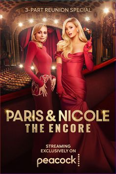 Icons will be icons. Stream Paris and Nicole: The Encore, a 3-part reunion special, only on Peacock.