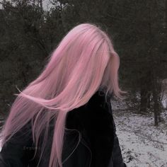 Slavic Doll, Long Pink Hair, Light Pink Hair, Pastel Pink Hair, Music On Spotify