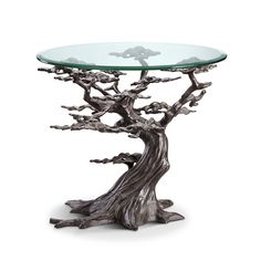 SPI Cypress Tree End Table 34210 Tree End Table, Tree Coffee Table, Unique End Tables, Rustic End Tables, Iron Accents, Perfect Living Room, Table Haute, Rustic Coffee Tables, Cypress Trees