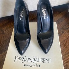 Beautiful Black Ysl Pumps Good Condition Minor Scratches With Box And Dust Bag Ysl Pumps, Yves Saint Laurent Shoes, Saint Laurent Shoes, Shoes Women Heels, Yves Saint Laurent, Black Color, Saint Laurent, Dust Bag, Shoes Heels