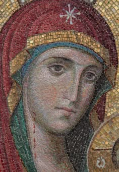 the mosaic portrait of mary magdalene