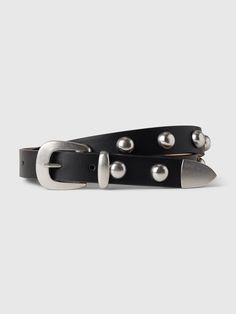 Vegan Leather Studded Belt | Gap