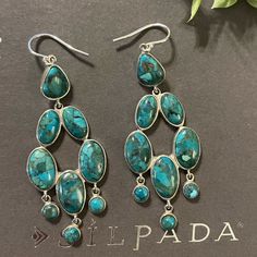 Silpada Turquoise ‘Vieques’ Sterling Silver Earrings W3289 Gorgeous Earrings By Silpada! These Are From My Personal Silpada Collection In Pristine Condition. Featured In The 2015 Silpada Catalog, Pg 9e Catalog Description “Vieques Earrings. French Wire Drops. Compressed Turquoise. Sterling Silver.” Measures 2 1/2” Long Lightweight. Weight Is 10 Grams Together Earrings Are Hallmarked With “.925” Sterling Silver, “Th” And The Silpada Arrowhead Logo Stamp As Symbols Of Guaranteed Product Quality. S Silpada Earrings, Silpada Jewelry, French Wire, Gorgeous Earrings, Jewelry Gift Box, Turquoise Sterling Silver, Chandelier Earrings, Sterling Silber, Turquoise Bracelet