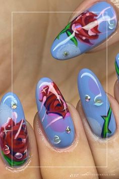 rose nails designs Inner Garden