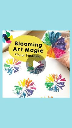 the cover of blooming art magic floral fantasia