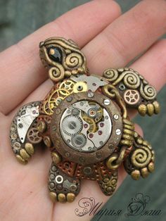 Robot Turtle, Steampunk Turtle, Steampunk Wall Art, Corset Steampunk, Steampunk Animals, Steampunk Gadgets, Sculpture Contemporary, Mode Steampunk, Steampunk Wall