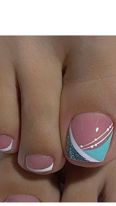 Gel Nails For Toes, Cute Toes Nails Designs, Nails Toes Design, Pedicure Ideas Designs, Pedicure Ideas Purple, Nail Art Toes Toenails, Beautiful Toe Nails, Cute Toe Nails Designs, Toes Nails Designs