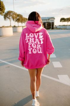 Love That For You Aesthetic Hoodie Aesthetic Clothes Y2k Clothing Vsco Sweatshirt Beach Hoodie Kidcore Clothing Positive Hoodie Vsco Hoodie Love That For You Hoodie, Positive Crewneck, Cricut Hoodie Ideas, Aesthetic Hoodie Design, Vsco Clothes, Cricut Clothing, Kidcore Clothing, Vsco Hoodie, Trendy Sweatshirts