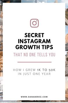 the words secret instagramm growth tips that no one tells you how i grew to 50k in just one year