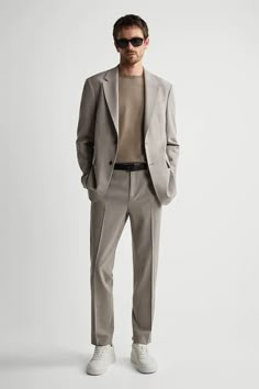 Zara Suit Men, Men Suits Style Casual, Male Semi Formal Outfits, Man Formal Outfit, Best Man Outfit Wedding, Outfit Formal Hombre, Man Wedding Outfit, Formal Outfits Men, Men Semi Formal