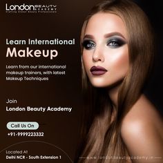 Makeup Career, Advanced Makeup, Makeup Advertisement, London Beauty, Makeup Courses, Pro Makeup Artist, Digital Advertising Design, Beauty Courses, Beauty Academy