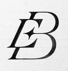 the letter b is made up of black ink