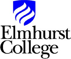 the logo for elmhurst college